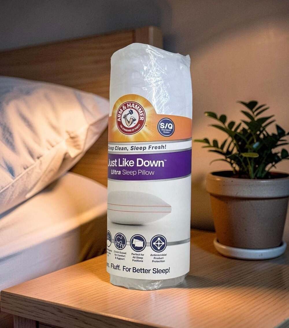 Arm & Hammer Just Like Down Ultra Sleep Pillow Standard/Queen